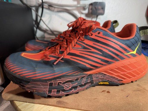 Hoka mens shoes red black - hoka,