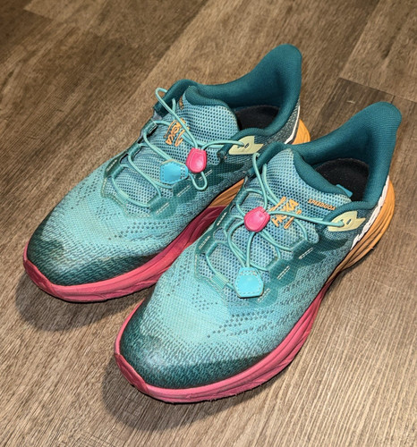 Hoka speedgoat blue pink - hoka, 5